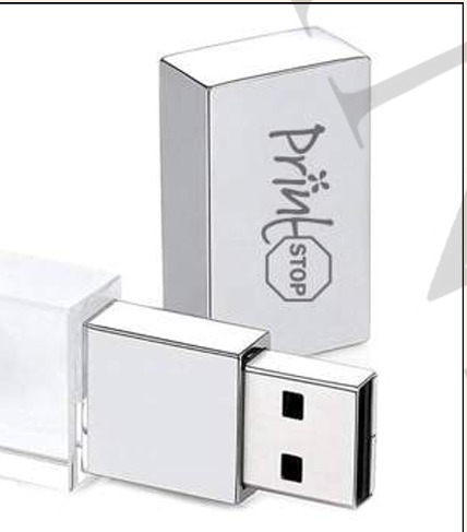 Transparent USB Pen Drive-Stylish Corporate Gift